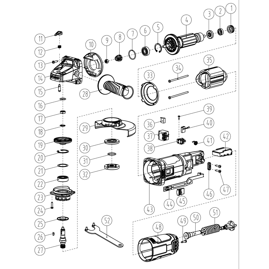 УШМ (Болгарка), 125 мм УШМ-П125-1400 ПСТ