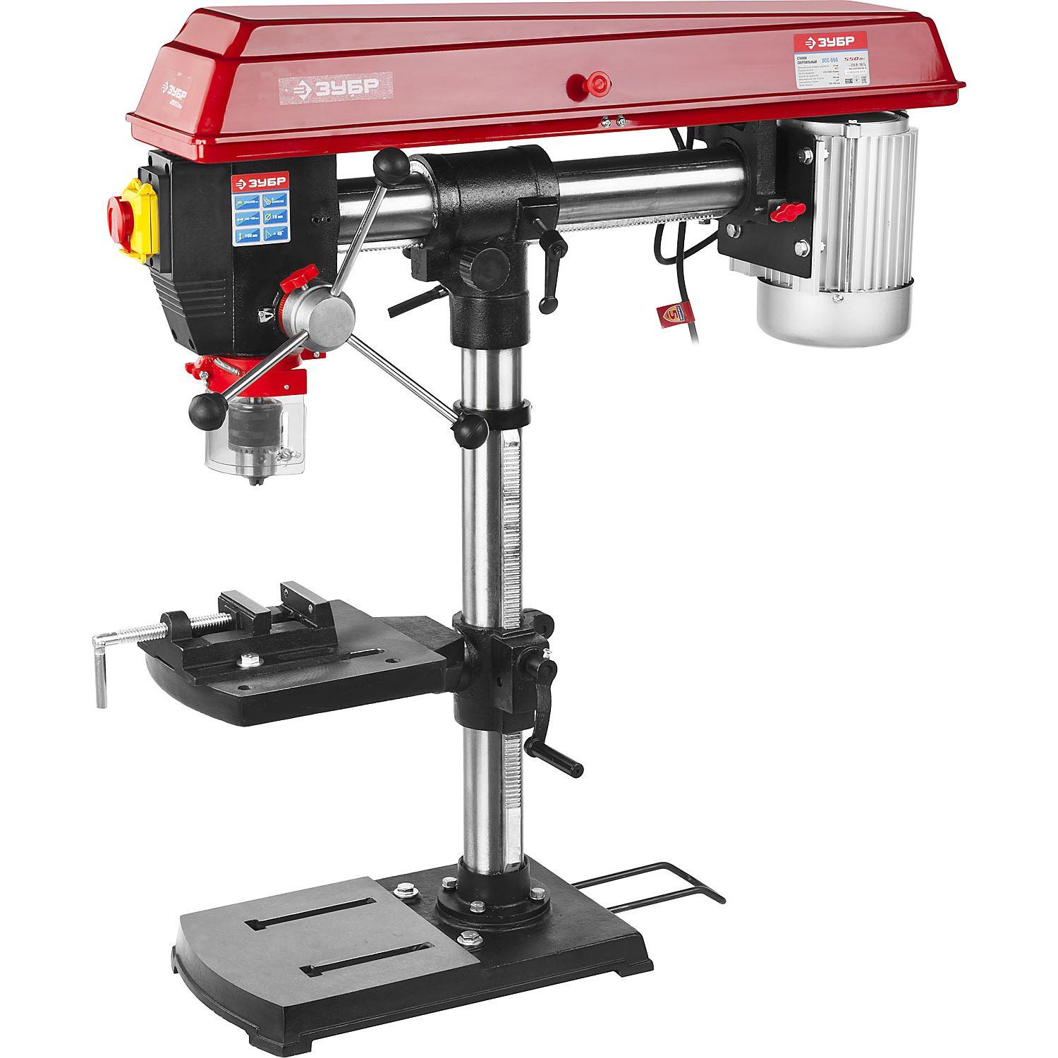 Радиально-сверлильный + тиски ЗСС-550